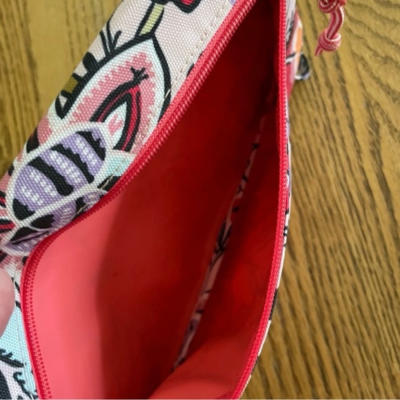 Vera Bradley Teal Paisley and Pink Floral Pouches - Picture 4 of 8